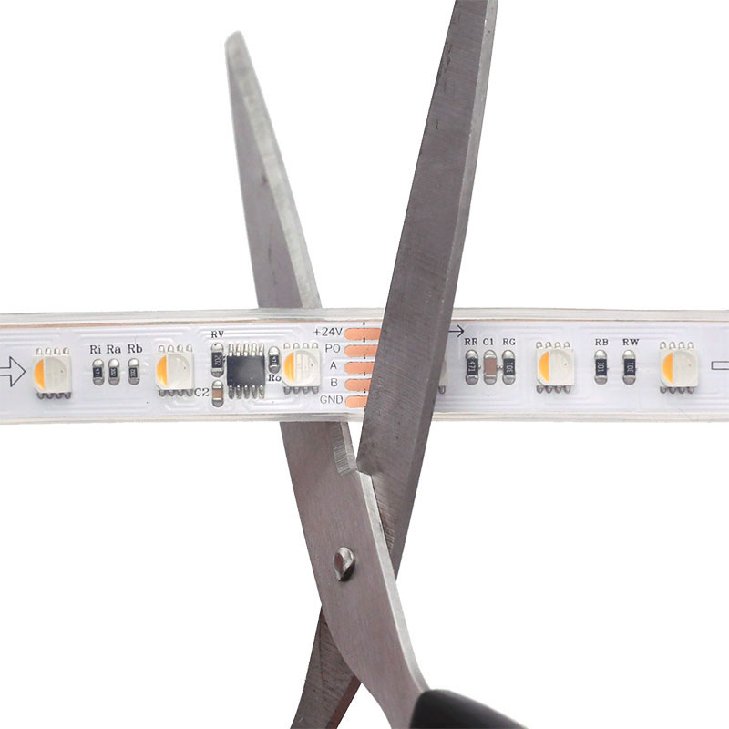DMX512 Series DC24V RGBW Addressable LED Strips - 60LED/m Breakpoint Resume Color Chasing LED Lights DMX512 Series DC24V RGBW Addressable LED Strips - 60LED/m Breakpoint Resume Color Chasing LED Lights